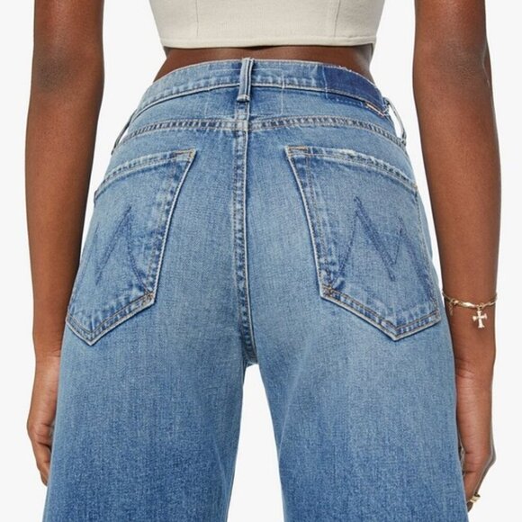 💕MOTHER SUPERIOR💕 The Lasso Sneak Jeans ~ Horsin' Around 33 NWT - Picture 4 of 17